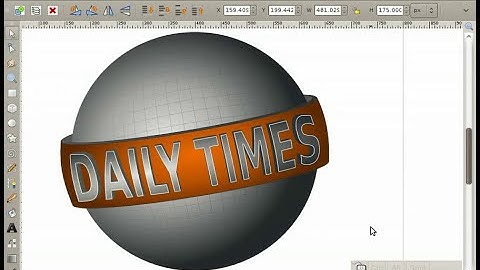 heathenX Inkscape Tutorials: episode 088 - Wrapping text around a 3D globe
