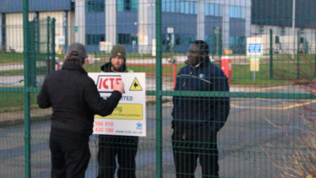 Filming milk processing plant vs 2 security guards