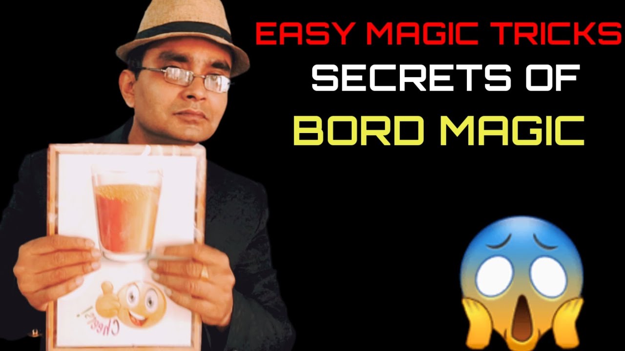 Magic Tricks Secrets 🪄 Bord Magic 🎩 Revealed 😱😱😱 YouTube