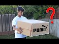 PUMA sent me this HUGE MYSTERY SOCCER PACKAGE *UNBOXING AND TEST*