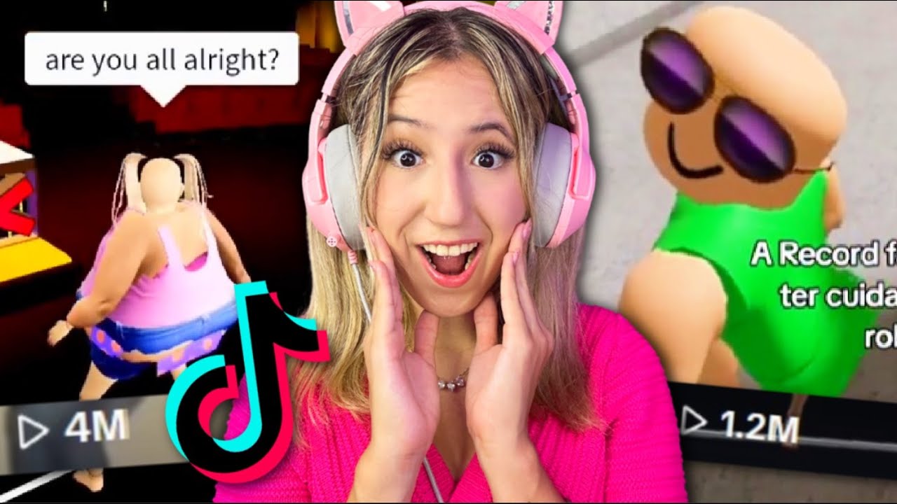 Testei JOGOS VIRAIS POLÊMICOS do TIK TOK no Roblox