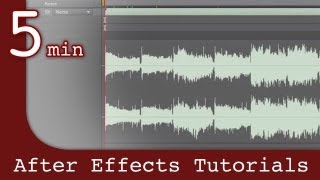 After Effects Tutorial: Audio in After Effects Lesson