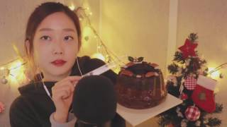 [EnglishASMR]Gugelhopf Cake&Strawberry EatingSound 초코구겔호프 케이크&딸기 이팅사운드