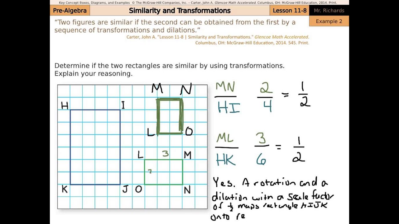 Similarity and Transformations - YouTube