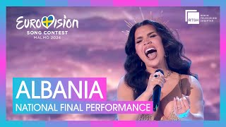 Besa Kokëdhima - Zemrën N’dorë | Albania 🇦🇱 | National Final Performance | Eurovision 2024