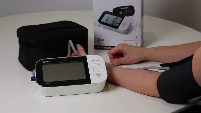 Omron Platinum Blood Pressure Monitor X7 10 Series Smart/Wireless -  Unboxing & Omron Connect App 