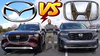 2024 Mazda CX90 vs 2024 Honda Pilot: Is Mazda Better Than Honda?