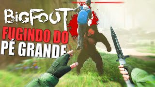 Fugindo do pé grande no Bigfoot Multiplayer no Bigfoot Multiplayer