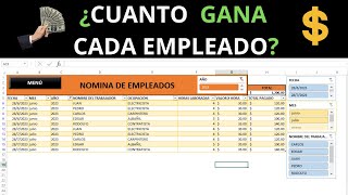 🚀 Como Hacer Una Nomina De Empleados en Excel (FACIL y RAPIDO)