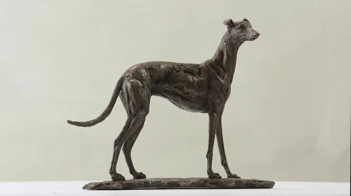 Standing Greyhound BR   Tanya Russell   Animal Scu...