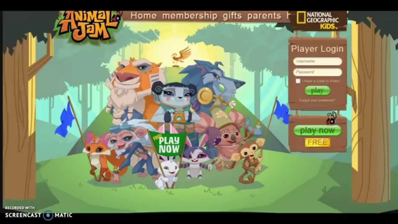 animal jam sign in page