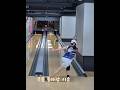 [아침볼러] 무릎통증 고치기, 자세수정 스타튜🙏🏻 #볼링 #bowling #여자볼링 #여자볼링자세