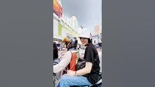 Faye tuk tuk, Faye Peraya on a moped, Faye motorbike @peraya_malisorn 