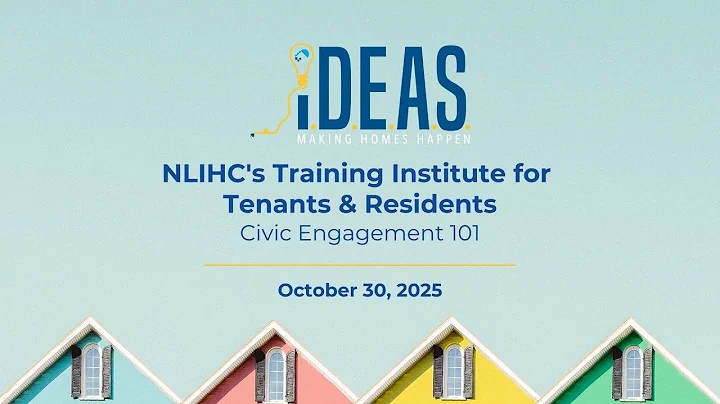 NLIHC's Training Institute – Civic Engagement 101: The Power of Advocacy and Voting Rights