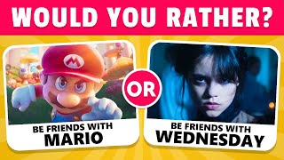 Would You Rather...? Super Mario Vs Wednesday