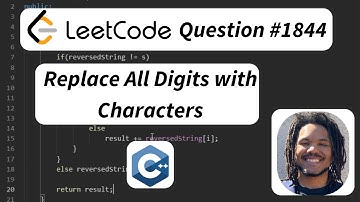 Leetcode #1844 Replace All Digits with Characters | C++ Solution Explained