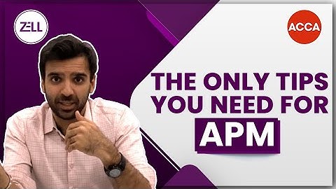 #3 tips in 3 minutes for ACCA ADVANCED PERFORMANCE MANAGEMENT Paper | Exam tips and tricks for APM