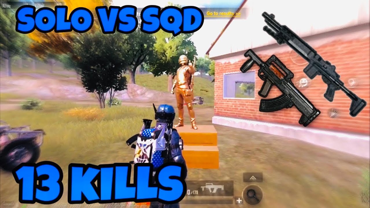 SOLO VS SQUAD RUSH GAMEPLAY / PUBG MOBILE - YouTube