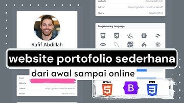 Membuat Website Portofolio Sederhana dengan Bootstrap