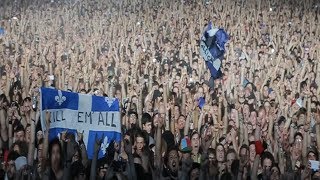 metallica thank you quebec city