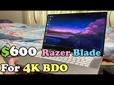 I Bought a $600 Razer Blade with RTX 2070 and a 4K OLED Screen To Play BDO at 4K Remastered Graphics