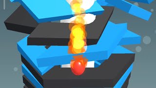 💍 Stack Ball lvl 40 - 67 ️🎶️🥁 Gameplay Android,iOS All Levels