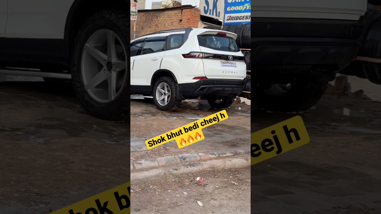 Tata safari 2023 modified with big wheels 