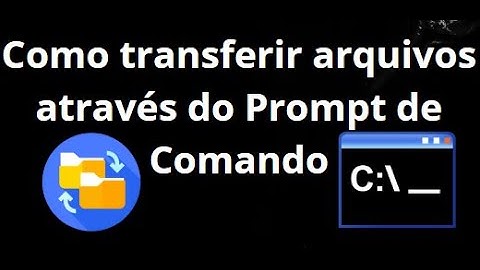 Como transferir arquivos de um disco para outro usando o Prompt de Comando CMD no Windows?