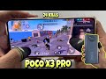 Solo vs squad 24 kills poco x3 pro handcam gameplay 90 headshot 120hz smooth display