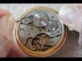 How to unwind a pocket watch mainspring