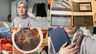 BİRLİKTE DERS ÇALIŞIYORUZ!! SINAV HAFTASINA HAZIRLIK!!! #studyvlog