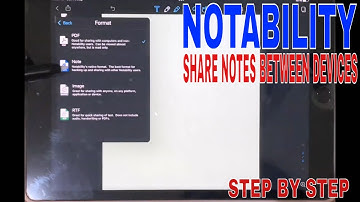 ✅ How To Share Notability Notes Between Devices 🔴