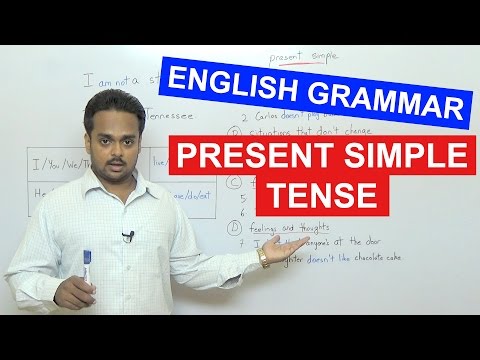 PRESENT SIMPLE TENSE - Basic English Grammar