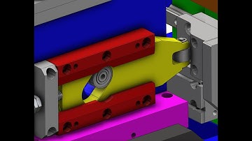 cam cutting mechanism-industrial 3D model  : machine-world.net P801