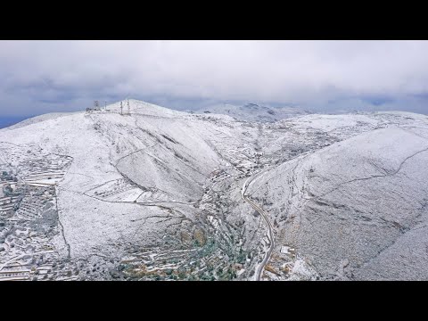 Χιονισμένη Σύρος - Κακοκαιρία "Ελπίδα"  |  Syros with snow - "Elpida" heavy weather