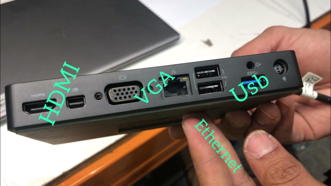 How to connect multiple monitors using docking station youtube