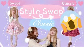 Lolita Style Swap Transformation | Sweet to Classic Lolita | Candy Carnival