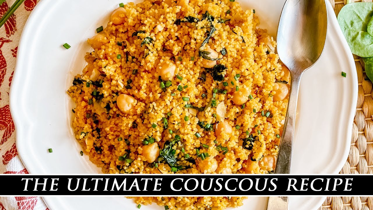 A Seriously Tasty & Healthy Dish | Couscous with Spinach & Chickpeas