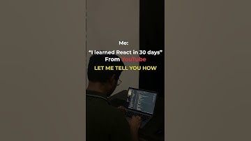 I learned react in 30 days and you can do it too |  #coding #javascript #webdevelopment #reactjs