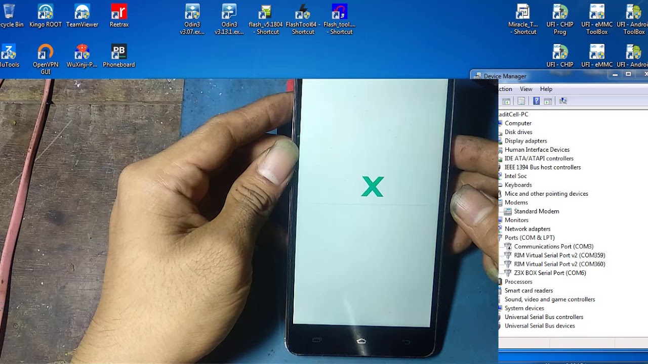 CARA FLASH INFINIX X554 