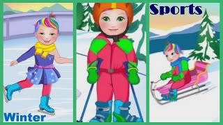 Newest Baby Winter Fun Games with Baby Juliet Learning Winter Sports Game Episode screenshot 4