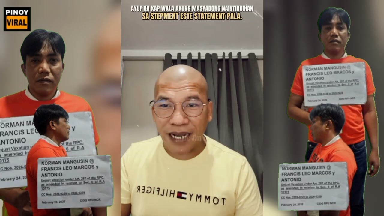 STATEMENT NI KAP NIÑO BARZAGA SA PAGKA ARESTO NI NORMAN MANGUSIN