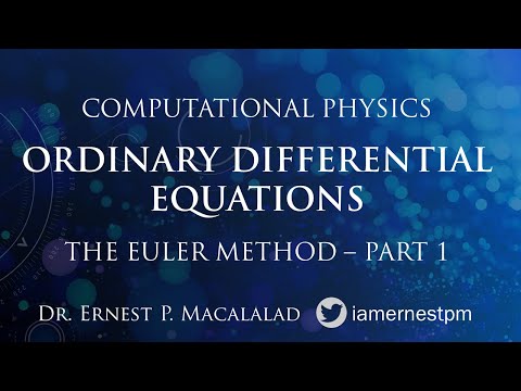 ODE Euler Method Part 1