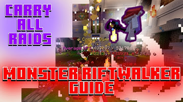 Monster Riftwalker Guide & Tips | How to Maximize DPS | When to use | Pros and Cons