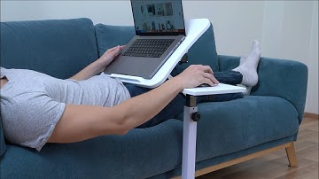 Portable Laptop Desk, Adjustable Laptop Desk, Rolling Computer Table, Tatkraft Like #laptopdesk