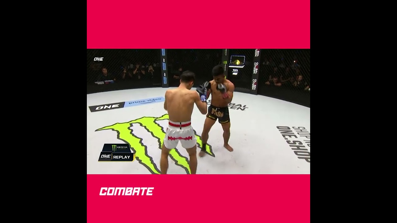 RODTANG JITMUANGNON VENCE CHINÊS JIDUO YIBU EM LUTA DE ALTO NÍVEL NO ONE | #shorts | Combate.globo