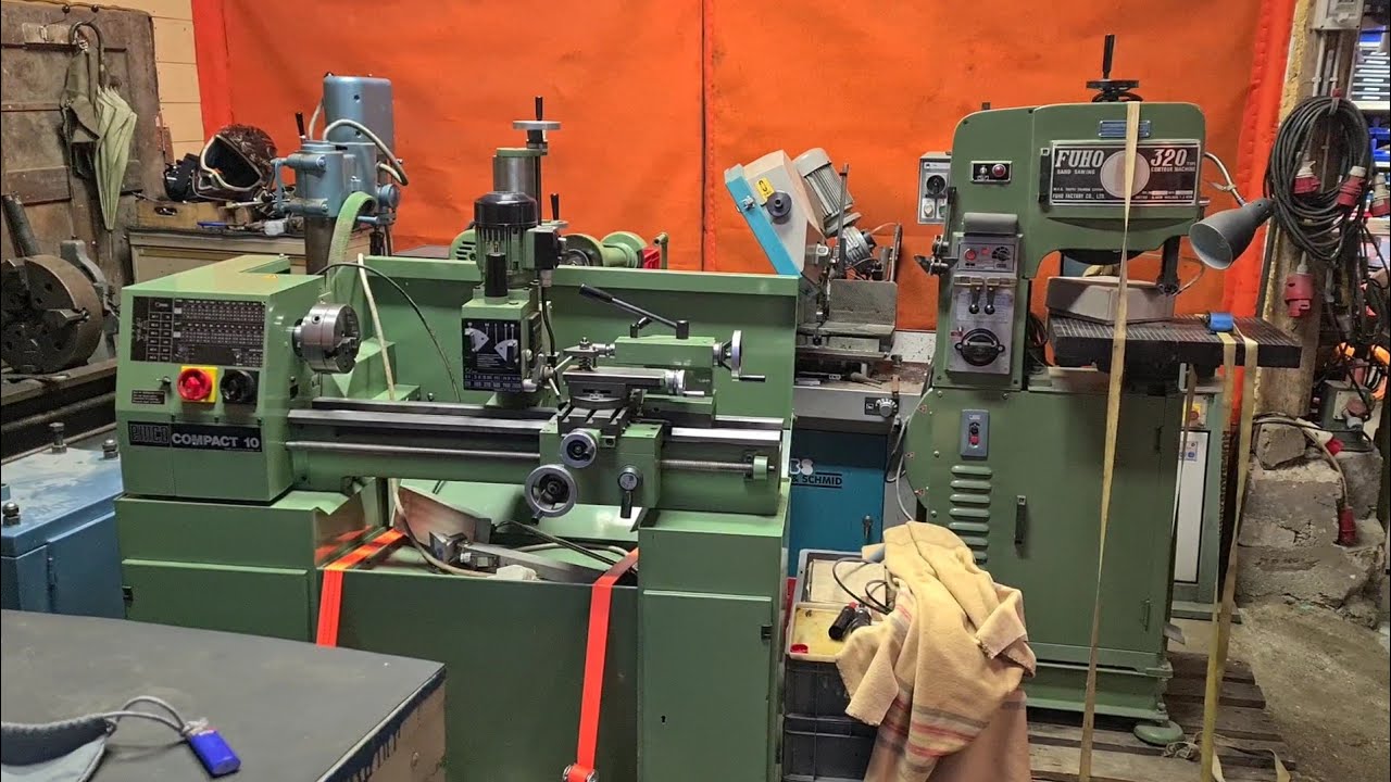 Mal wieder eine Werkstattauflösung 😁 ( Emco compact 10 mit Fräse, Arboga, Bandsäge, Kaindl usw )