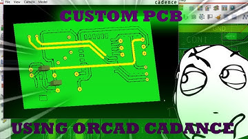 MAKE PCB WITH OrCAD AND CADENCE ALLEGRO