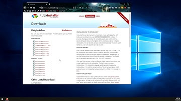 Download/Install Ruby on Windows 10 | Quick & Easy Tutorial 2020