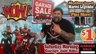 Saturday Morning Garage Sale Toy Hunting & Haul